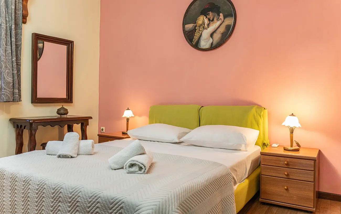 Interior of one bedroom apartment in Agia Efimia Kefalonia